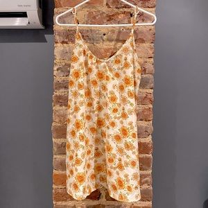 Sunflower summer mini dress